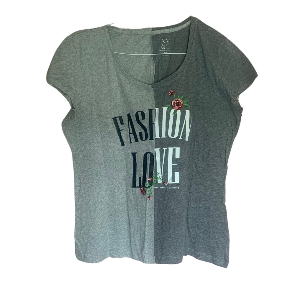 ‘NY&C’ 2-TONE TEE!! NWT!!
